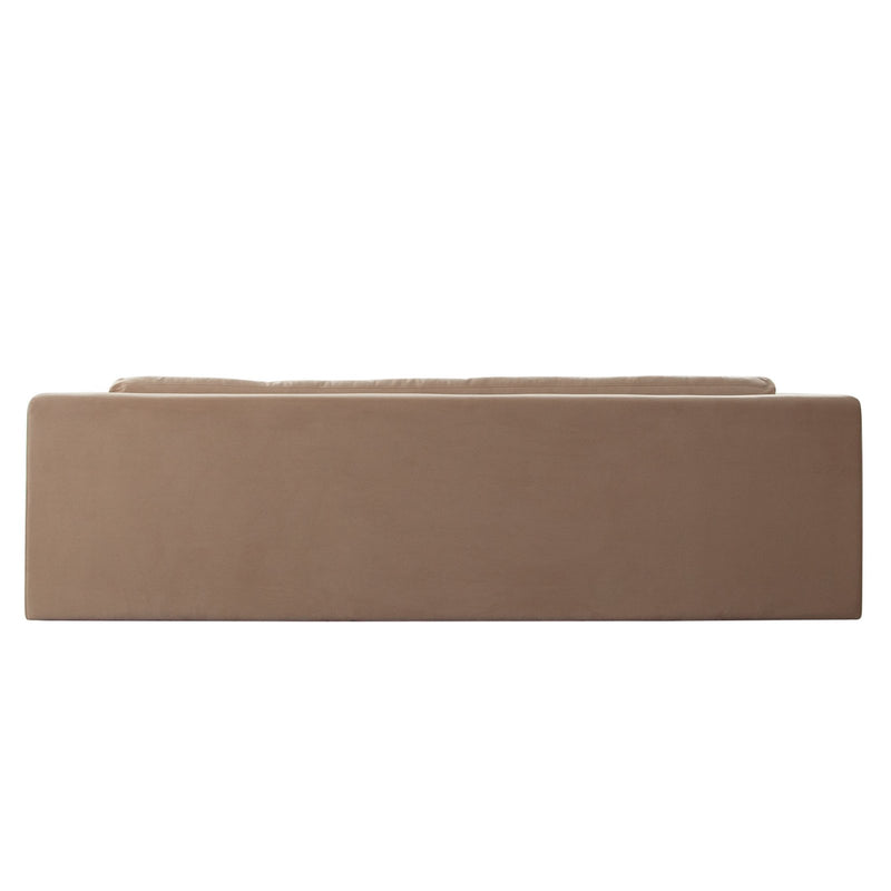 Rift Sofa in Camel Performance Velvet