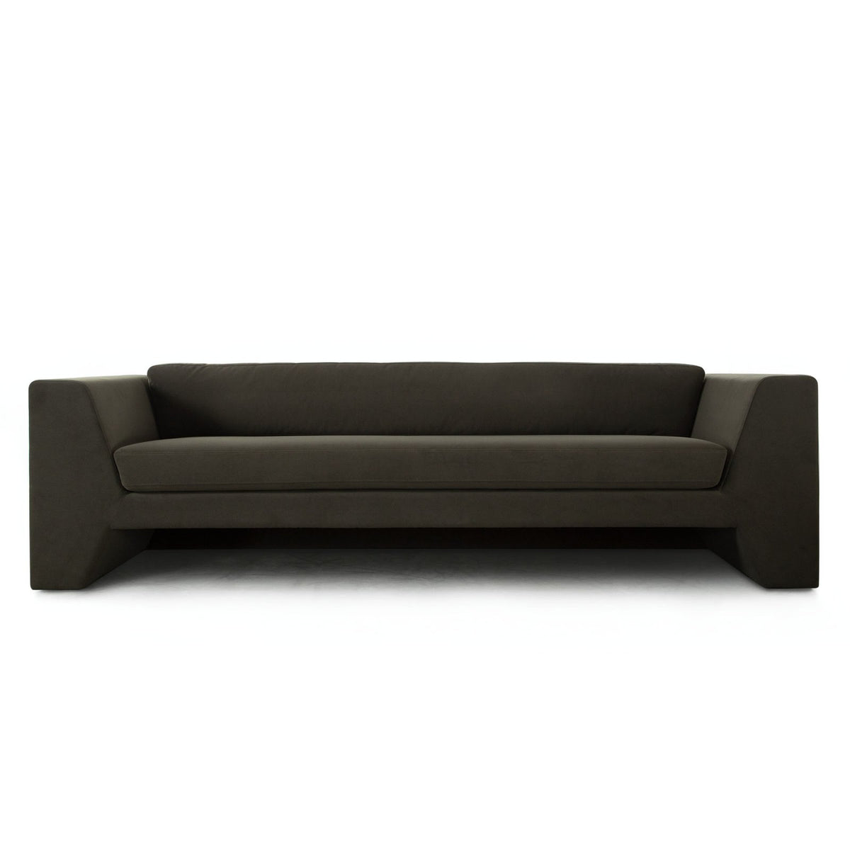 Rift Sofa in Moss Green Performance Velvet