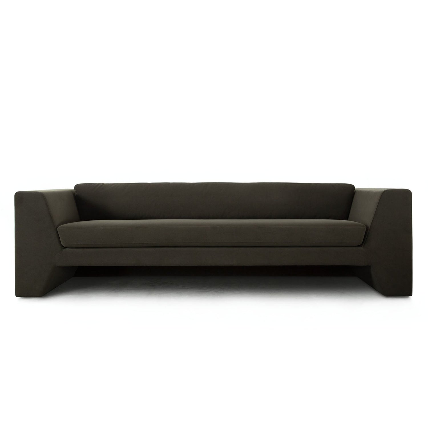 Rift Sofa in Moss Green Performance Velvet