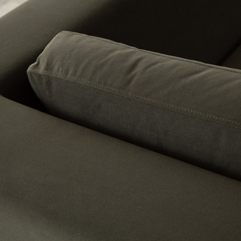 Rift Sofa in Moss Green Performance Velvet