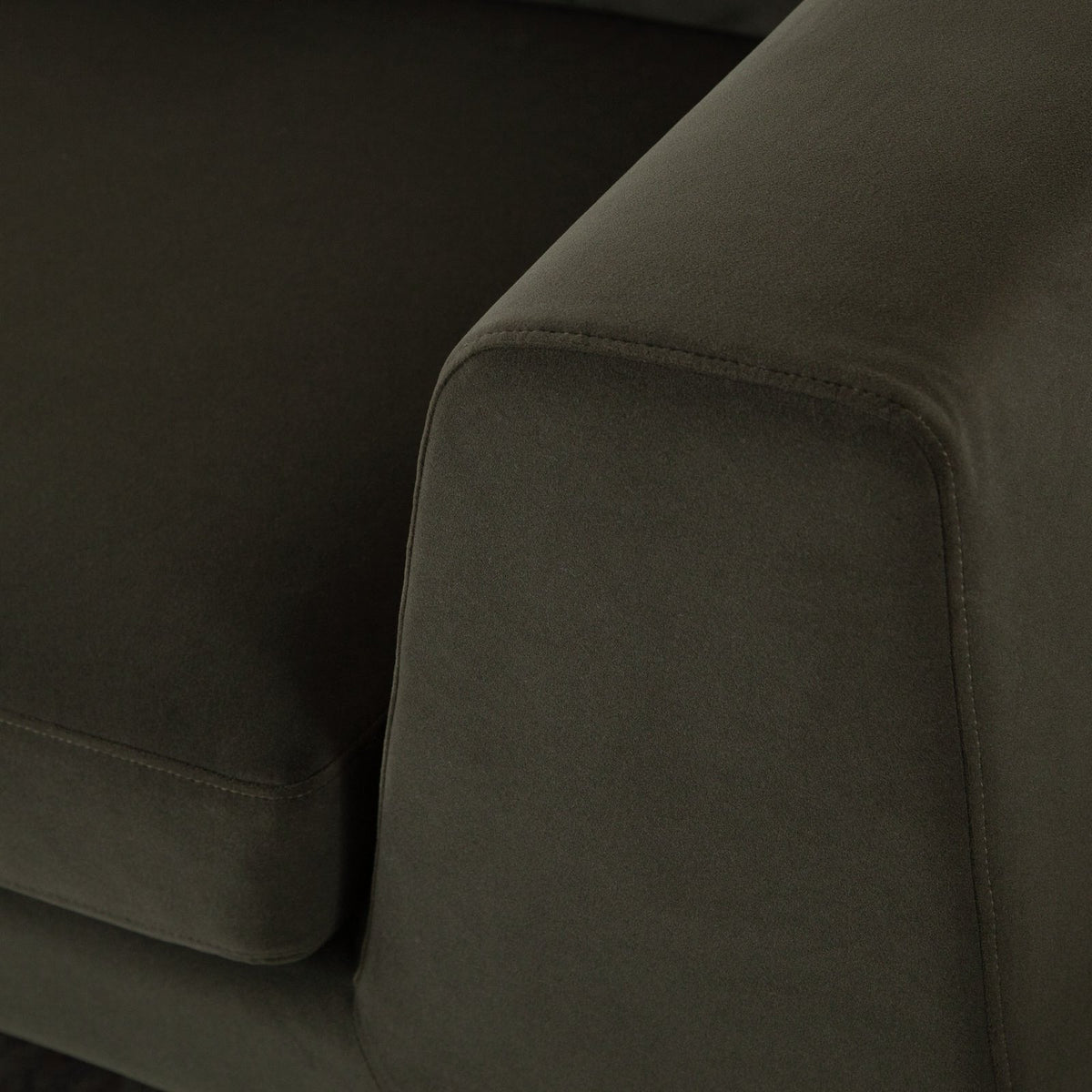 Rift Sofa in Moss Green Performance Velvet