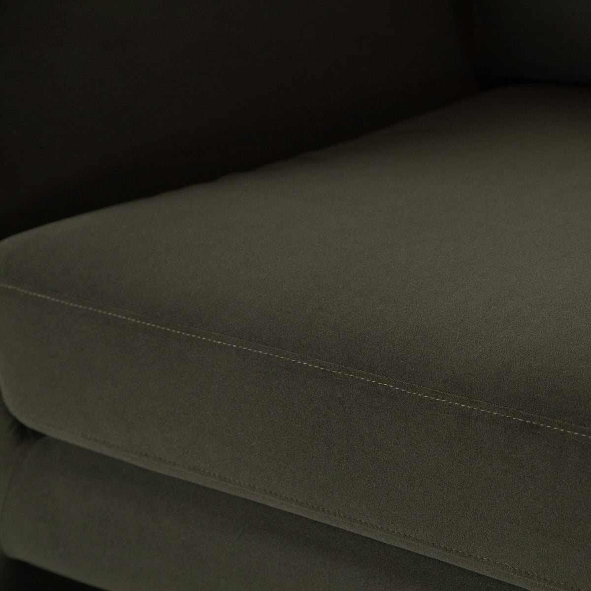 Rift Sofa in Moss Green Performance Velvet