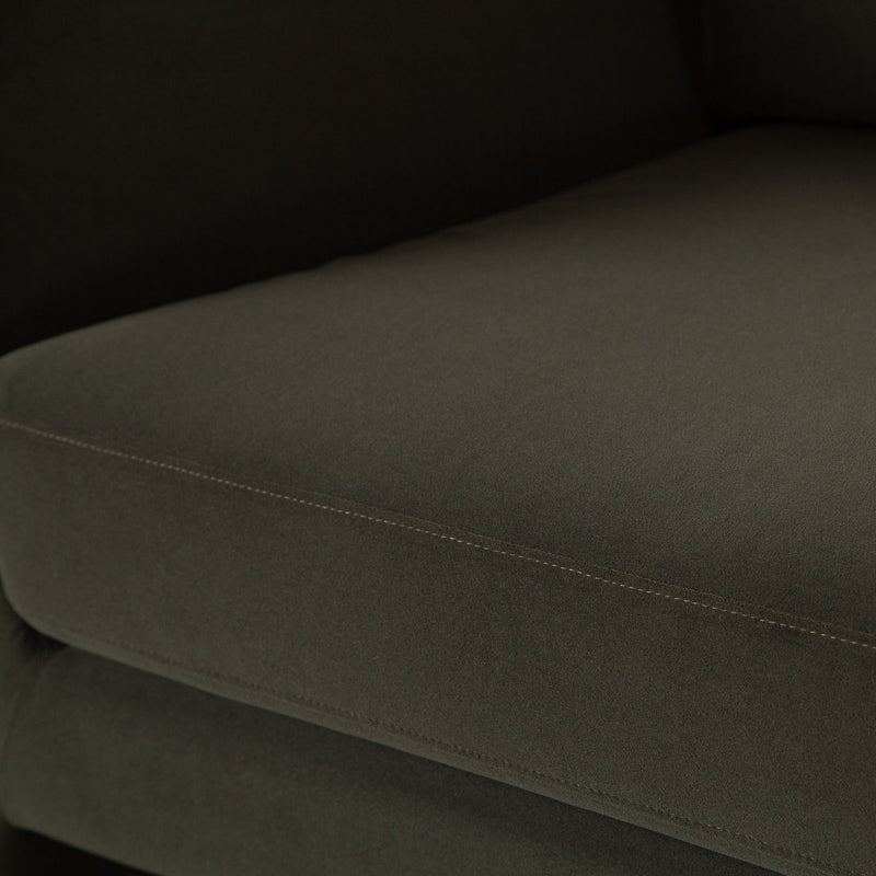 Rift Sofa in Moss Green Performance Velvet