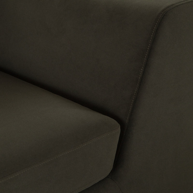 Rift Sofa in Moss Green Performance Velvet