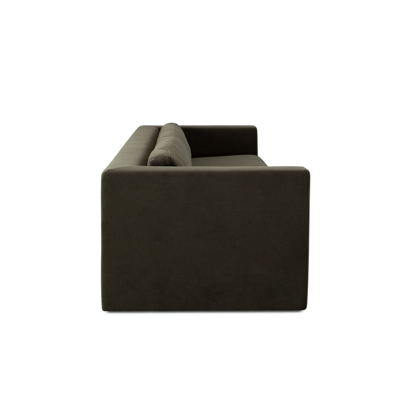Rift Sofa in Moss Green Performance Velvet