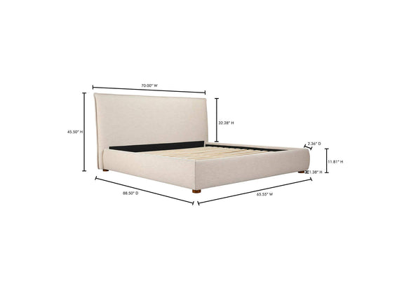 RN-1129-34-0 Luzon Queen Bed Wheat