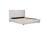 RN-1129-40-0 Luzon Queen Bed Light Grey