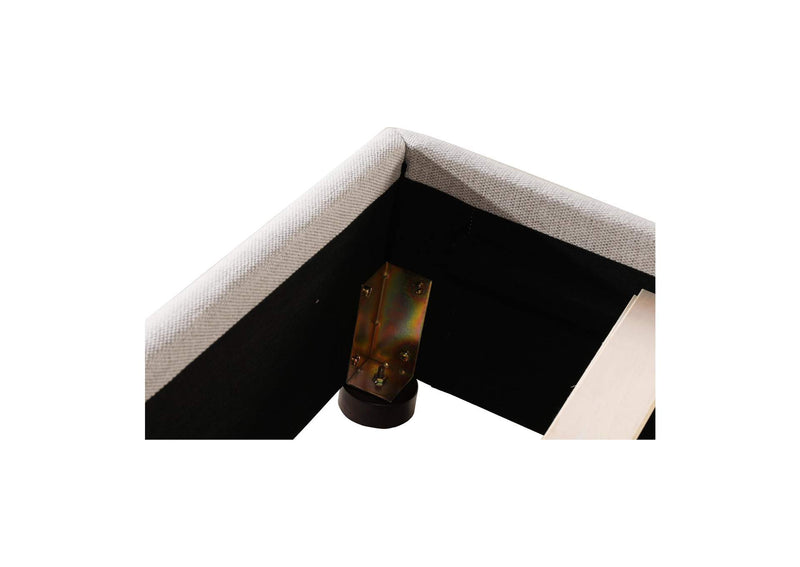 RN-1129-40-0 Luzon Queen Bed Light Grey