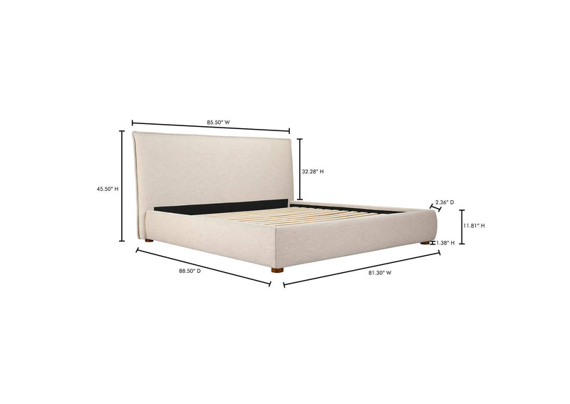 RN-1130-34-0 Luzon King Bed Wheat