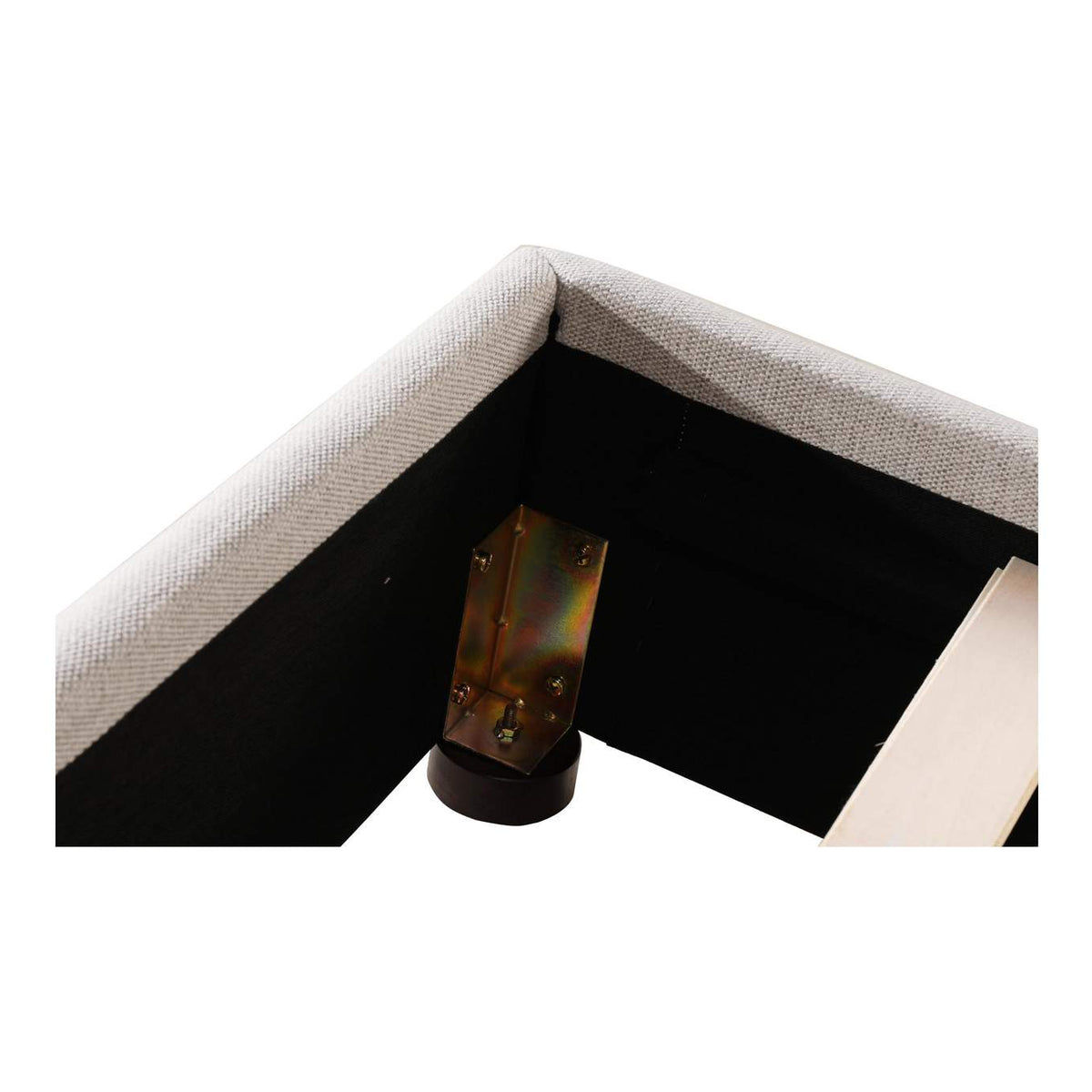 RN-1130-40-0 Luzon King Bed Light Grey