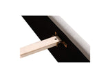 RN-1130-40-0 Luzon King Bed Light Grey