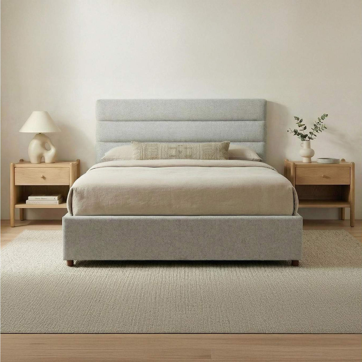 RN-1140-29-0 Takio King Bed Light Grey
