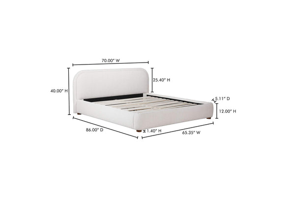 RN-1146-34-0 Colin Queen Bed Oatmeal
