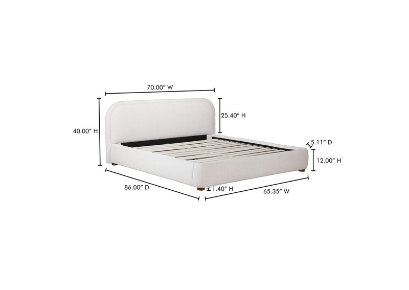 RN-1146-34-0 Colin Queen Bed Oatmeal