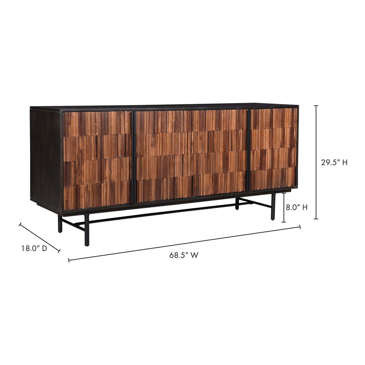 RP-1004-02 Jackson Sideboard Black