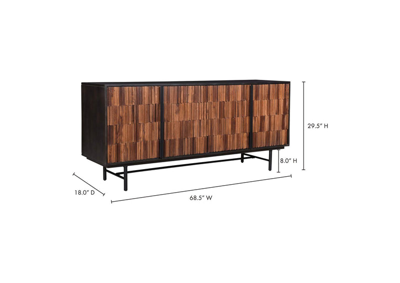 RP-1004-02 Jackson Sideboard Black