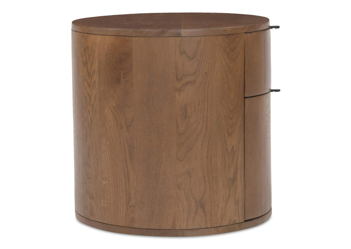 RP-1011-03 Theo Two Drawer Nightstand Brown