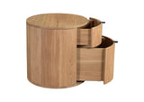 RP-1011-24 Theo Two Drawer Nightstand Natural