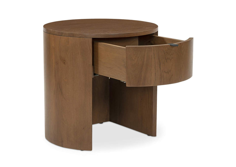 RP-1012-03 Theo One Drawer Nightstand Brown