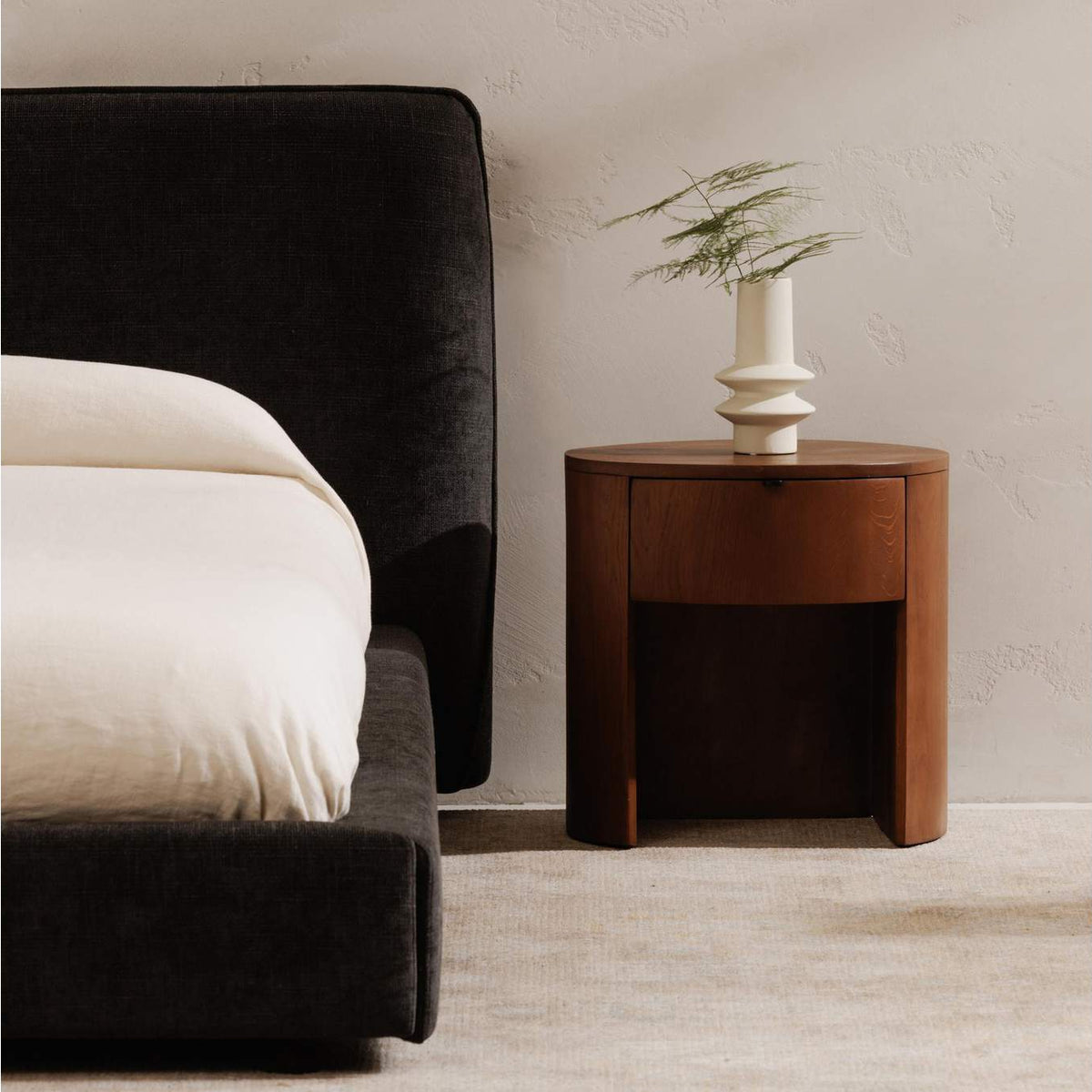 RP-1012-03 Theo One Drawer Nightstand Brown