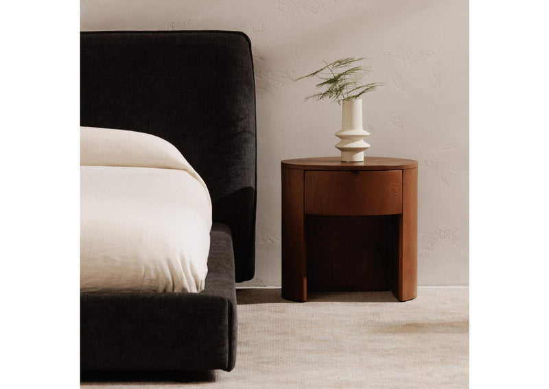 RP-1012-03 Theo One Drawer Nightstand Brown