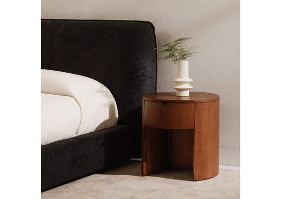 RP-1012-03 Theo One Drawer Nightstand Brown