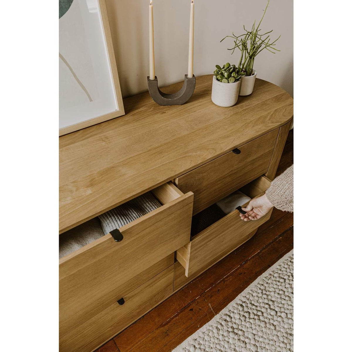 RP-1013-24 Theo 6 Drawer Dresser Natural