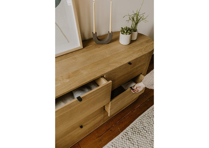 RP-1013-24 Theo 6 Drawer Dresser Natural