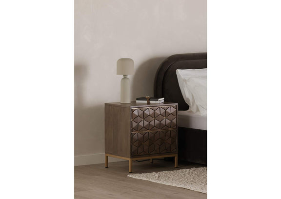 RP-1017-29 Corolla Nightstand Light Grey