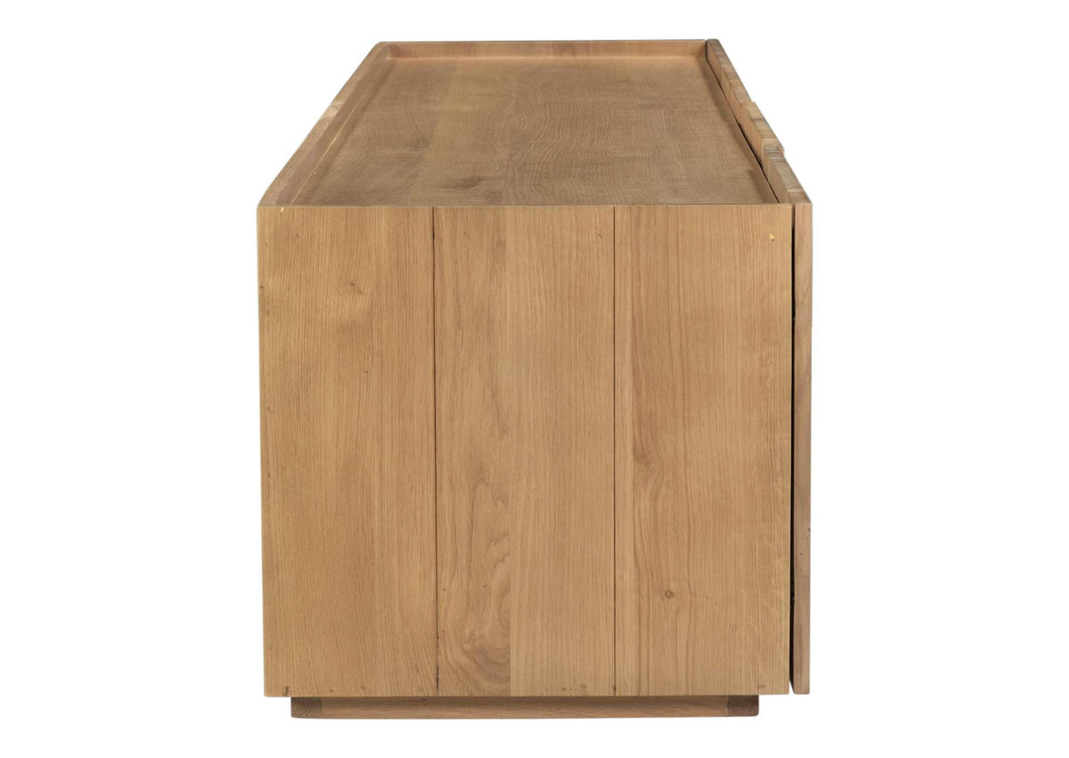 RP-1021-24 Plank Media Cabinet Natural