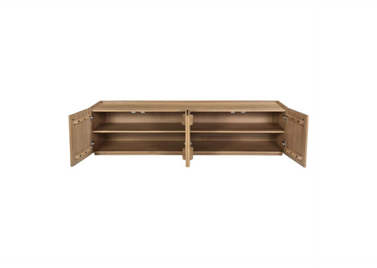 RP-1021-24 Plank Media Cabinet Natural