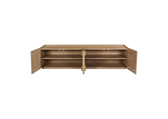 RP-1021-24 Plank Media Cabinet Natural