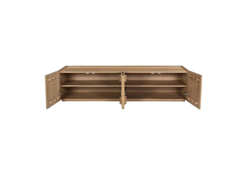 RP-1021-24 Plank Media Cabinet Natural