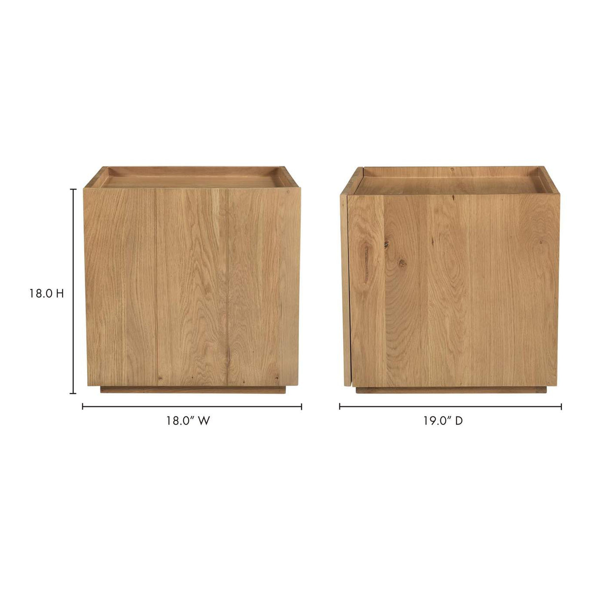 RP-1022-24 Plank Nightstand Natural