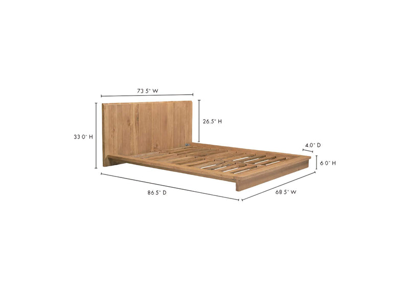 RP-1040-24-0 Plank Queen Bed