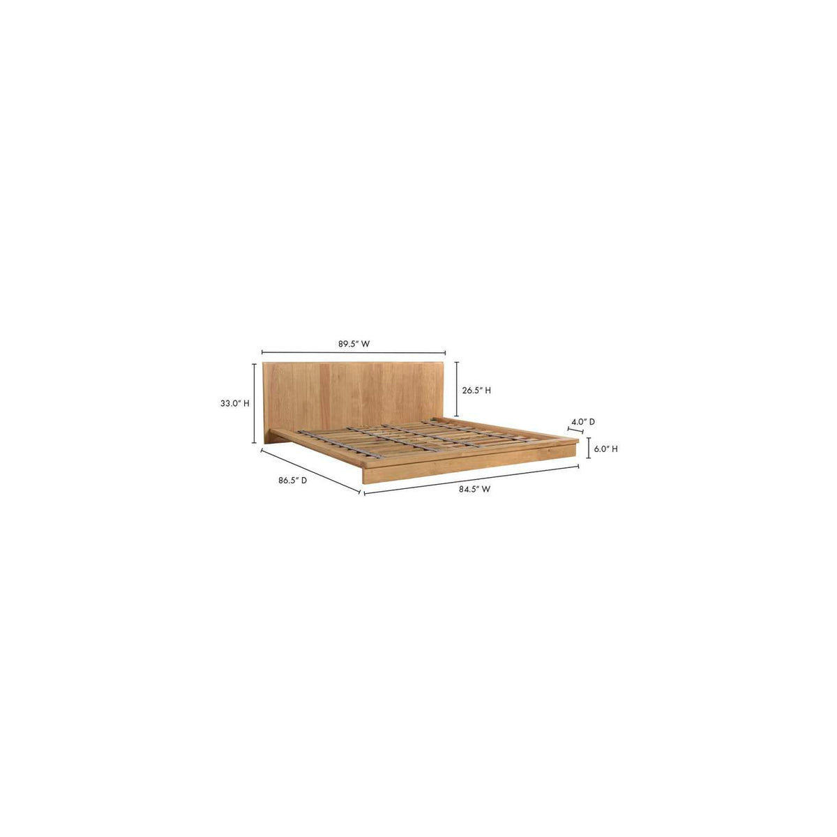 RP-1041-24-0 Plank King Bed