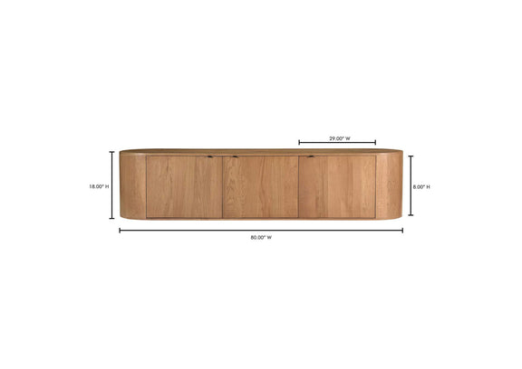 RP-1054-24 Theo Media Bench Natural