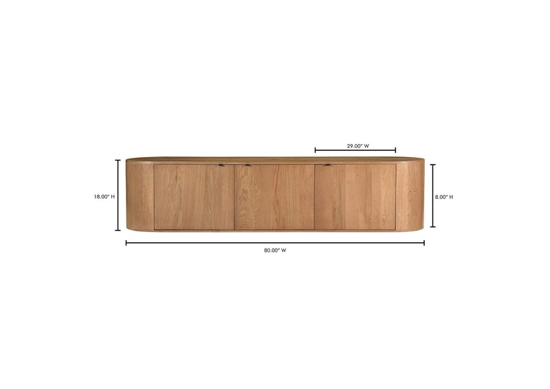 RP-1054-24 Theo Media Bench Natural