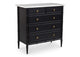 RP-1060-02 Eleanor 5 Drawer Chest Black