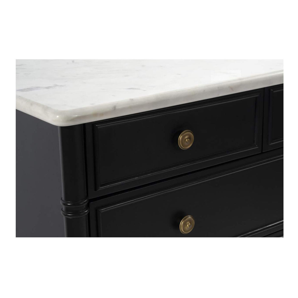 RP-1060-02 Eleanor 5 Drawer Chest Black