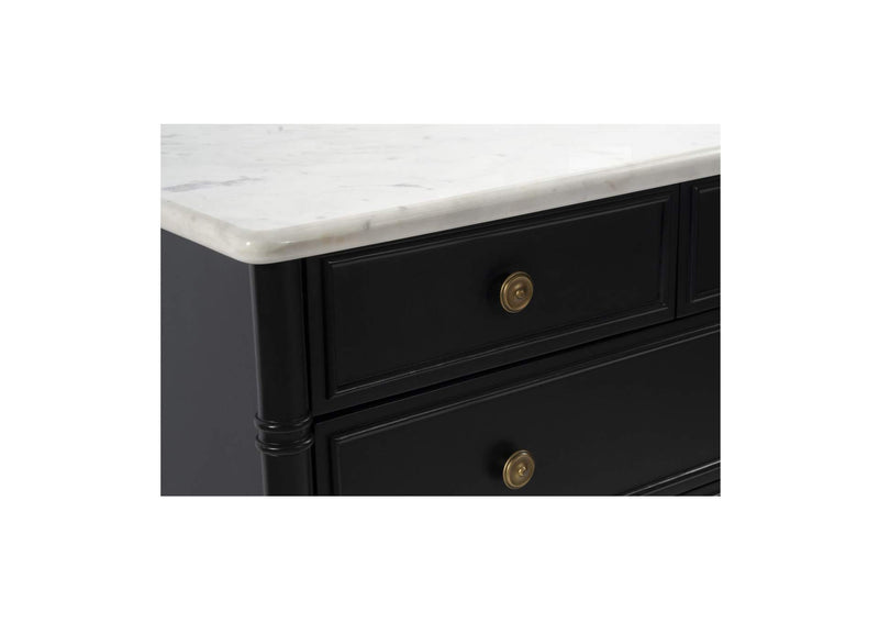 RP-1060-02 Eleanor 5 Drawer Chest Black