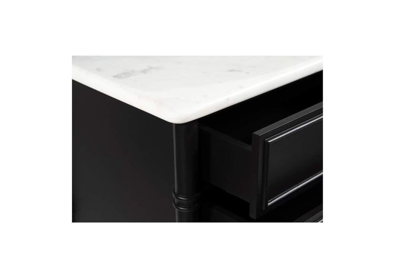 RP-1060-02 Eleanor 5 Drawer Chest Black