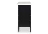 RP-1060-02 Eleanor 5 Drawer Chest Black