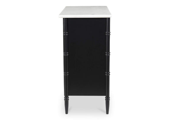 RP-1060-02 Eleanor 5 Drawer Chest Black