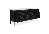 RP-1061-02 Eleanor 6 Drawer Dresser Black