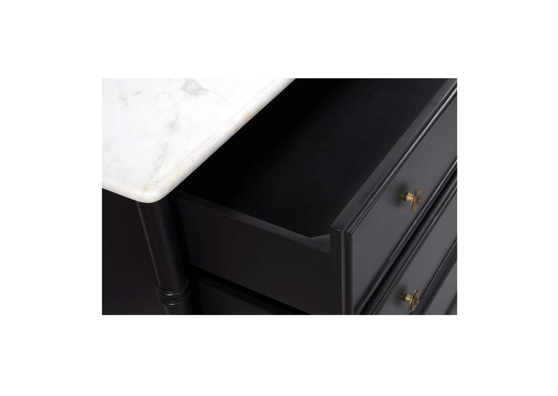 RP-1061-02 Eleanor 6 Drawer Dresser Black