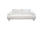 Russo Sofa w/ Adjustable Seat Backs in White Air Leather by Diamond Sofa