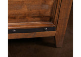 HH-4365-310 Sunset Trading Rustic City Dresser| 6 Drawers| Door| Industrial Metal Accents