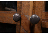 HH-3365-065 Sunset Trading Rustic City Sideboard | Wheels| Distressed