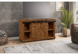 HH-2975-060 Sunset Trading Stowe Console | Rustic Brown